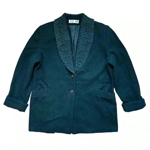 Vintage - Union Made - Julia Klein Pea Coat - Picture 3 of 10